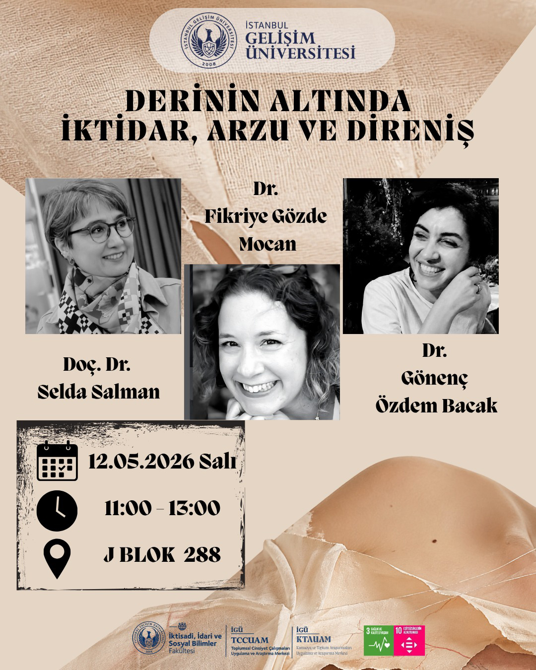 Doç. Dr. Selda Salman, “Derinin Altında: İktidar, Arzu ve Direniş” Etkinliğine Katıldı